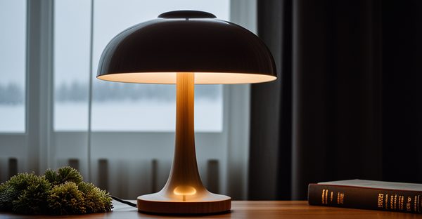 Découvrez la magie de la lampe champignon style nordique